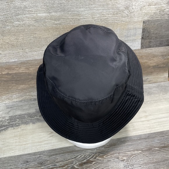 Prada Black Nylon Bucket Hat Women's One Size Fits Most - Picture 4 of 8